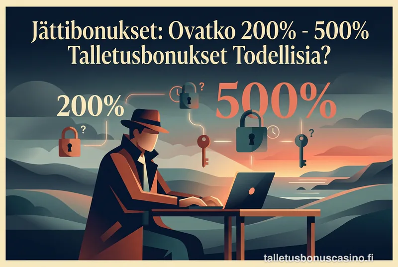 Jättibonukset: Ovatko 200% - 500% Talletusbonukset Todellisia?